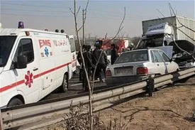 تصادف زنجیره‌ای در ۱۷ شهریور تهران/ ۲ عابرپیاده جان باختند