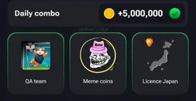 کارت های کمبو ۵ میلیونی همستر کامبت امروز ۱۸ خرداد/ عکس