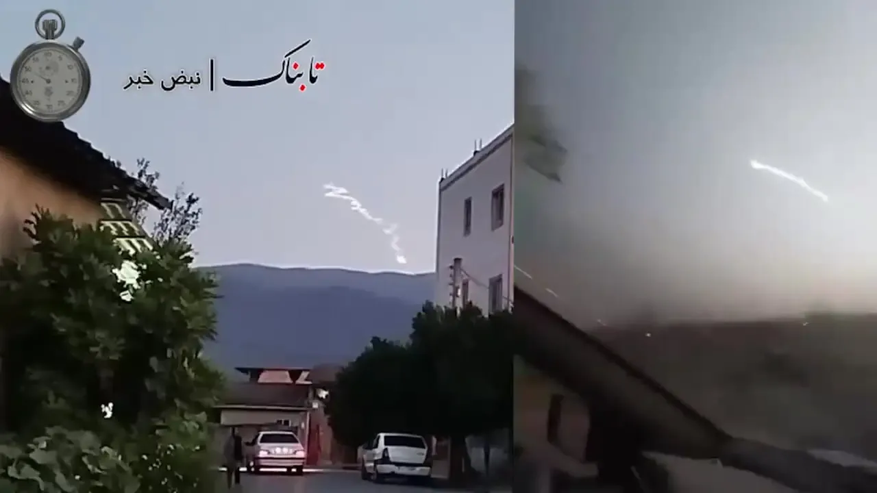 هشت ویدیو از تست موشک بالستیک عظیم ایران/  ببینید