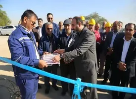افتتاح پروژه احیاء خاک های آلوده و ایجاد مزرعه زیستی در شرکت نفت و گاز کارون