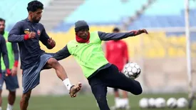 استوری جالب عبدالکریم درتمرین برفی پرسپولیس/ عکس