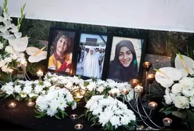 تصاویری اندوهناک از مراسم ترحیم خانواده سقاب اصفهانی