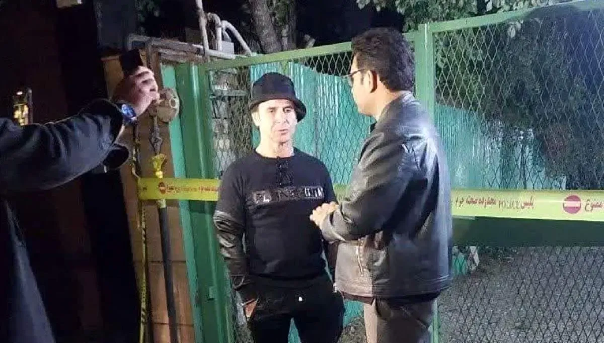 فیلم: اولین حرف‌های امین حیایی بعد از قتل داریوش مهرجویی مقابل ویلای مرحوم