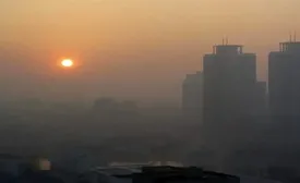 وضعیت هوای تهران نارنجی شد