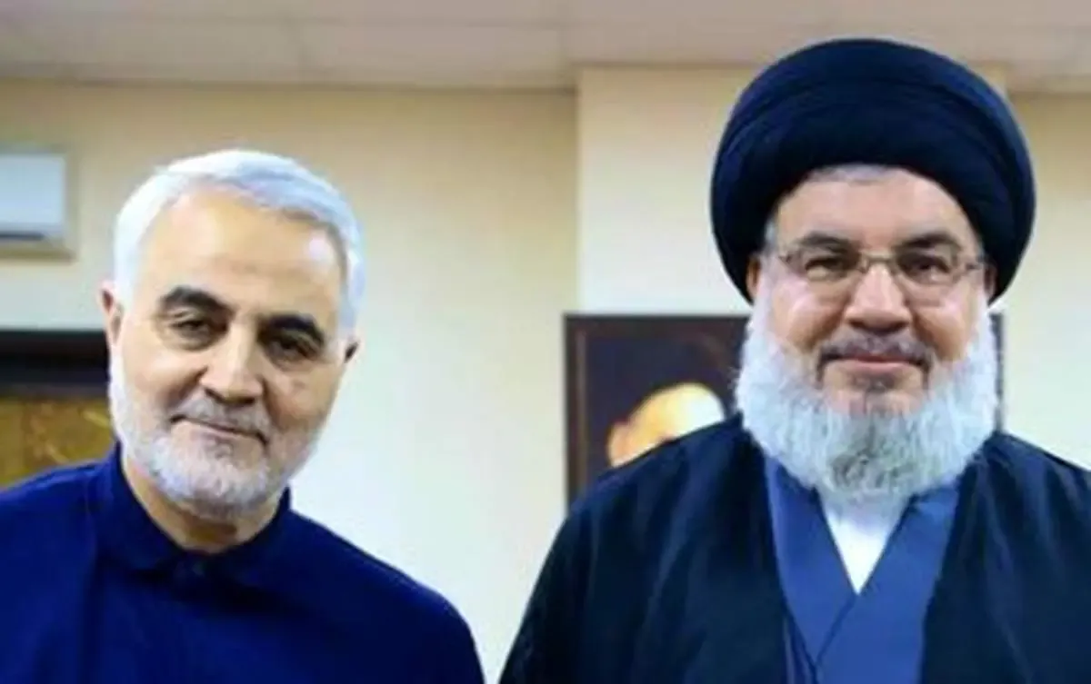 فیلم دیده نشده از سردار سلیمانی در کنار سید حسن نصرالله/ ببینید