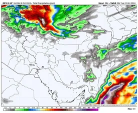 رگبار و کولاک وارد کشور شد؛ آماده باش تا شنبه ۲۱ (مهر)