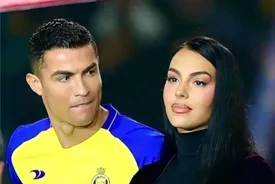 تصاویری از استایل جذاب جورجینا در شب طلایی رونالدو