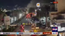 تنش در خیابان‌های بیروت به‌خاطر لغو پروازهای ایران/ ببینید