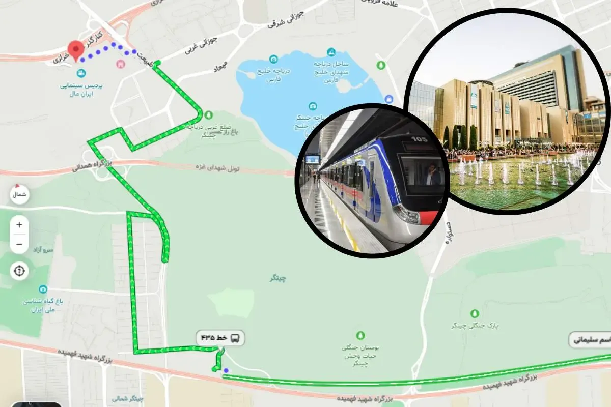 ایران مال تهران با مترو – معرفی نزدیک ترین مترو به ایران مال