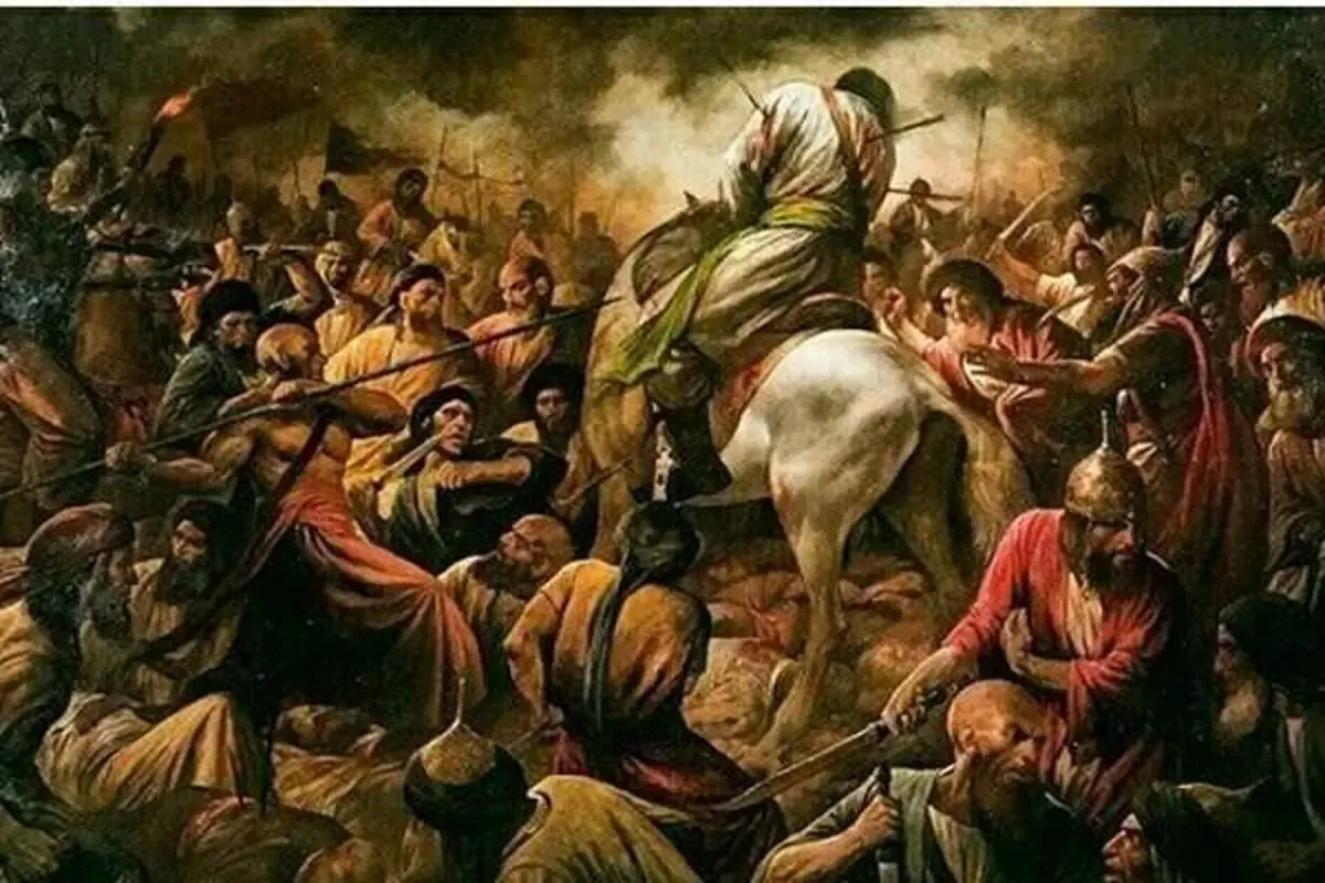 آغاز عاشورا از ۱۰ صبح با جنگ تن به تن تا ۵ عصر که سر امام بریده شد