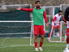مهمان ویژه تمرین تیم ملی که بود