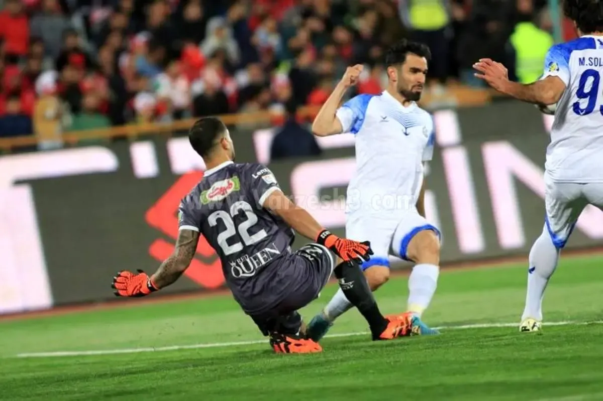 شکار لحظه مشکوک به پنالتی علیه پرسپولیس!