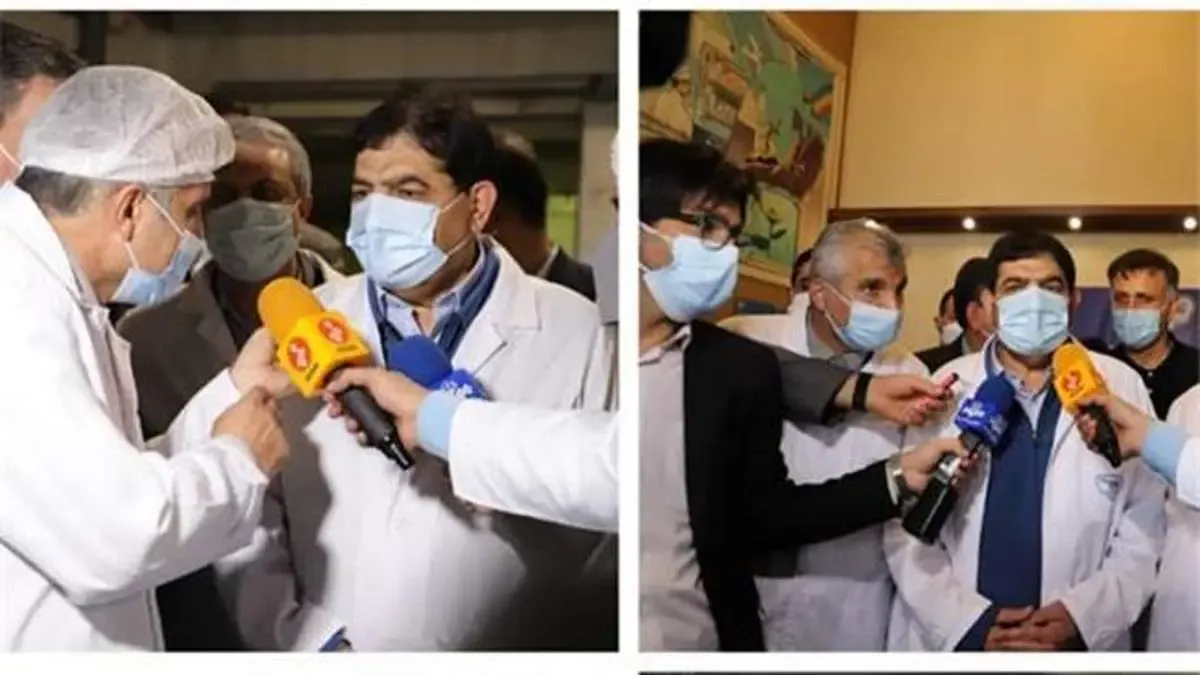 بازدید معاون اول رئیس جمهور و وزیر صمت از پگاه تهران