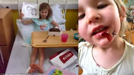 این دختر هیچ دردی را احساس نمی‌کند!/ عکس