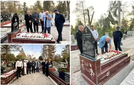 تجدید میثاق شورای فرهنگی بیمه سینا با شهدای دفاع مقدس