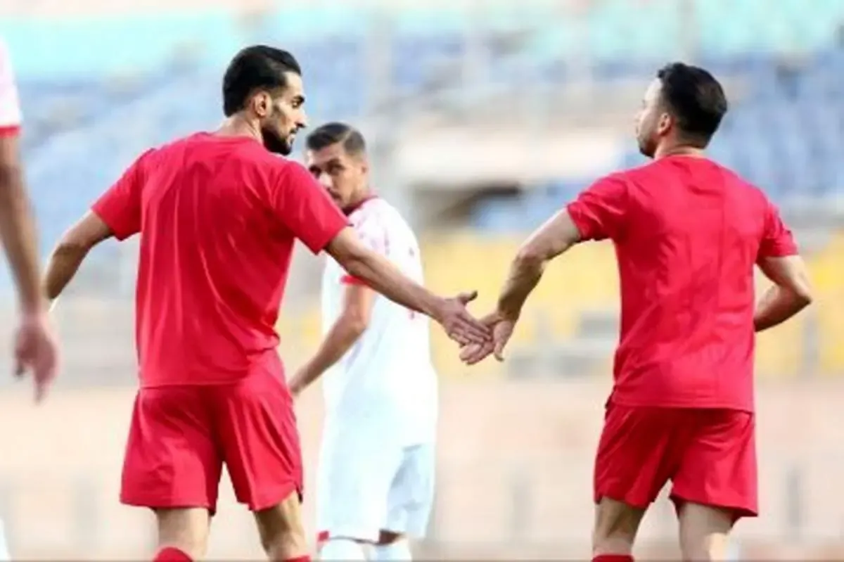 پسر تارتار در تمرین پرسپولیس