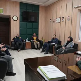 نشست رییس هیات مدیره بیمه دی و مدیران بنیاد شهید قزوین