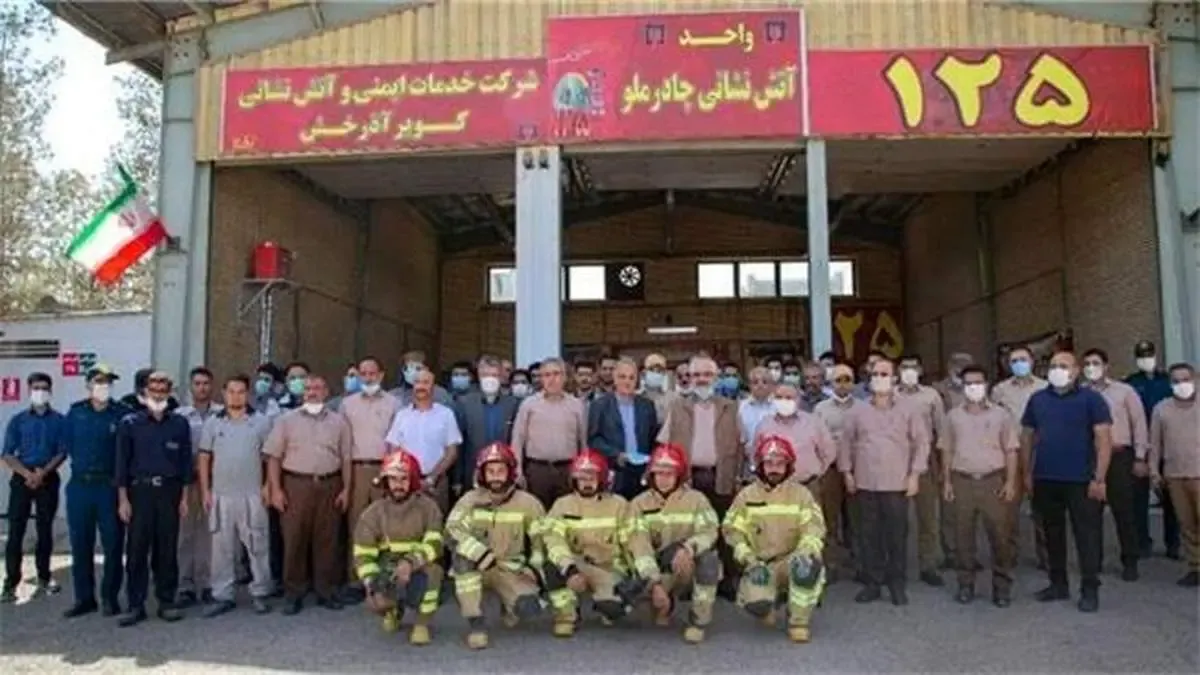 تقدیر از پرسنل واحد ایمنی و آتش نشانی مجتمع معدنی چادرملو
