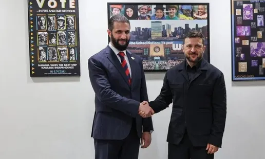 زلنسکی در دمشق با الشرع دیدار کرد