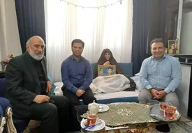 دیدار مدیران و کارکنان صندوق قرض الحسنه شاهد با خانواده شهید هادی خانلری