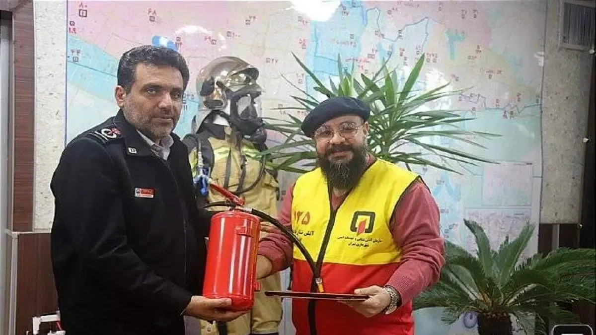 تقدیر از ناجی بیمارستان گاندی