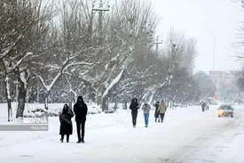 برف ادارات و مدارس  این استان را تعطیل کرد