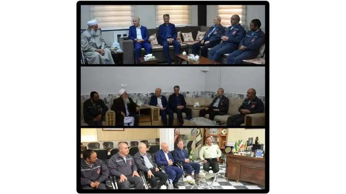 دیدار  دکتر آهنگری  با امام جمعه سنگان