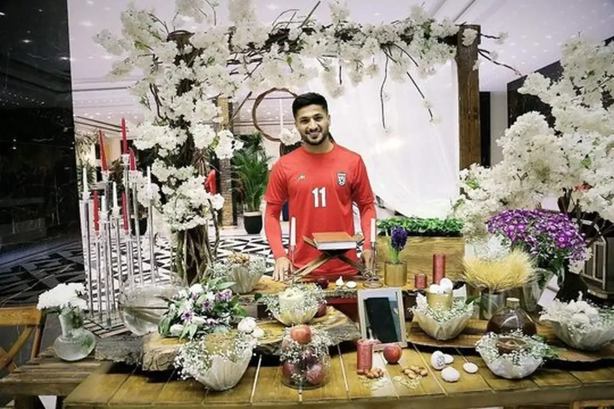 تصاویر خوشگذرانی بچه های تیم ملی با ژنرال قبل از بازی با ترکمنستان