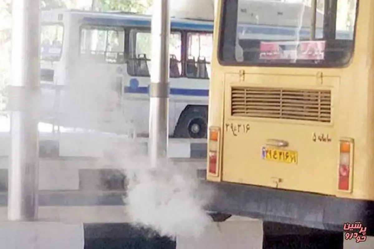 پلیس راهور: عامل اصلی آلودگی هوا اتوبوس‌ها هستند