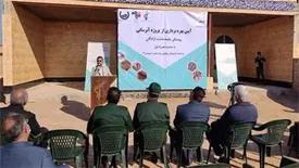 بهره‌برداری از پروژه آبرسانی روستای جلیعه خوزستان با مشارکت همراه اول