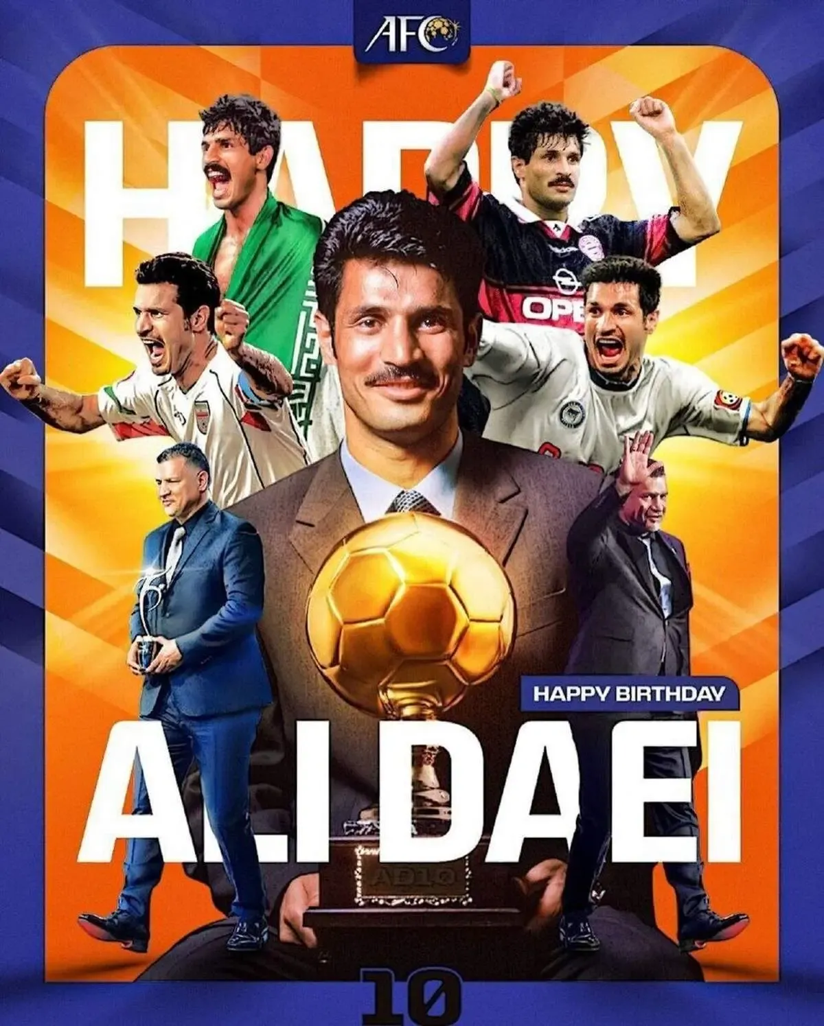 تبریک تولد AFC به دایی با یک پوستر!