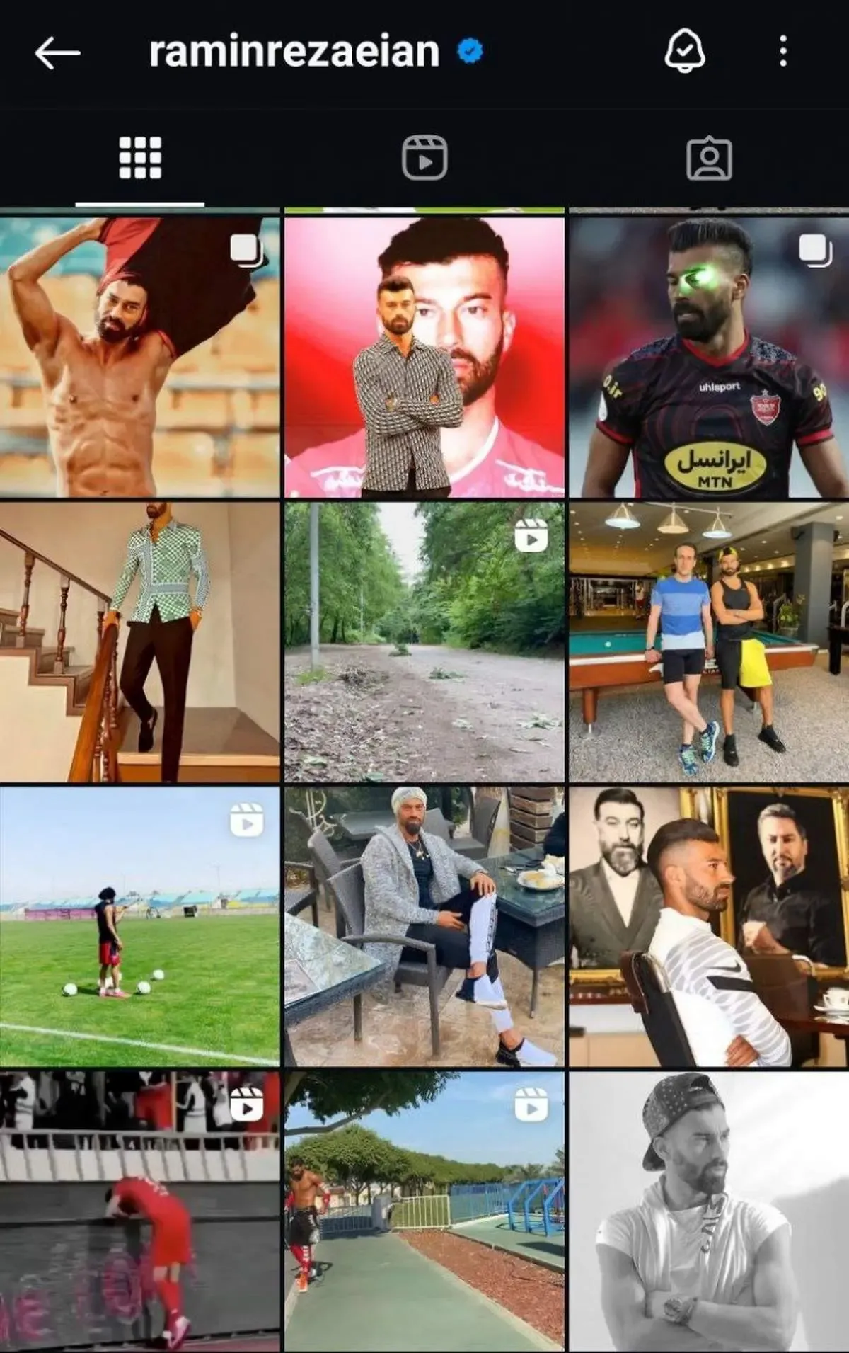 رامین رضاییان تصاویر پرسپولیسی را پاک نکرد