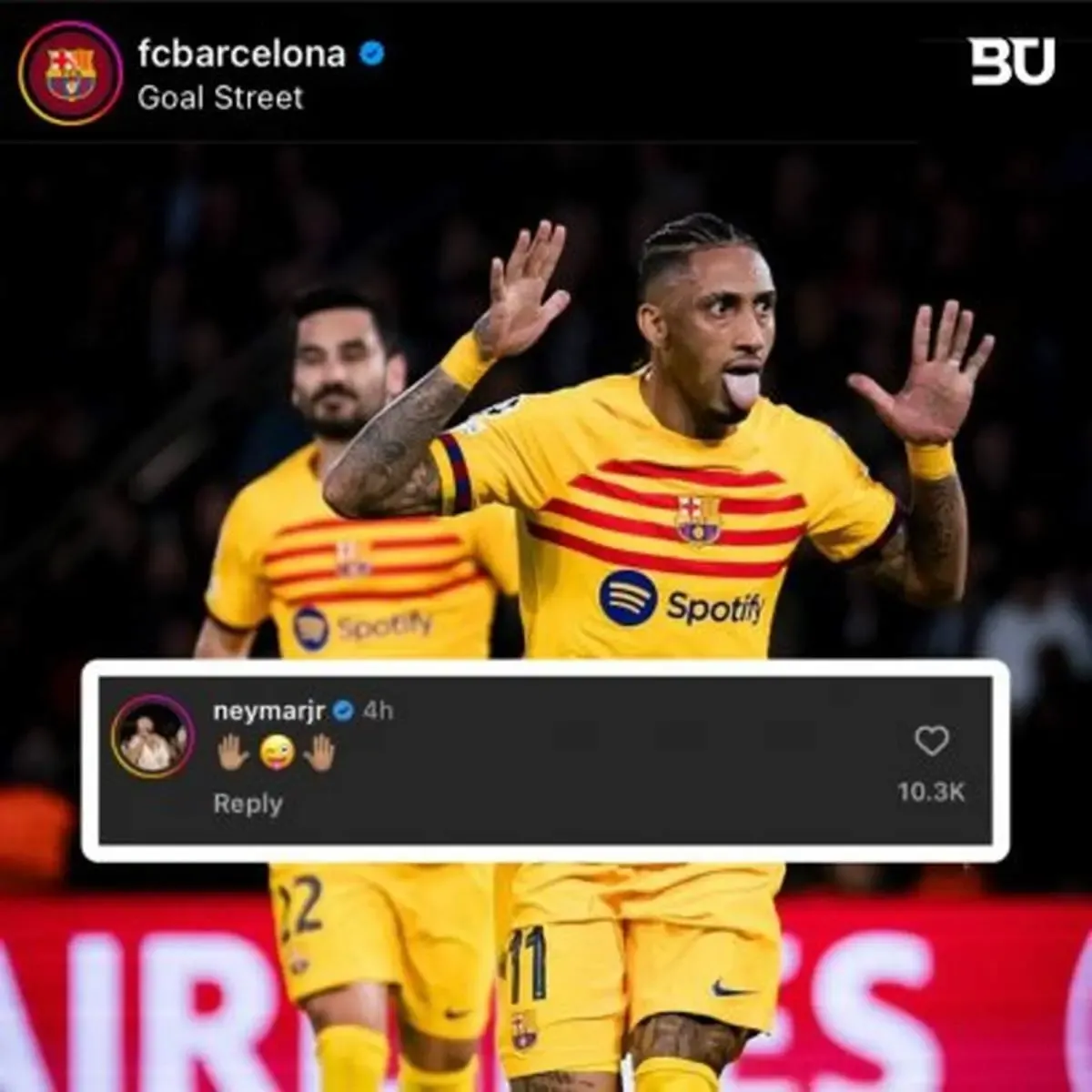 عکس/ واکنش تمسخرآمیز نیمار به شکست پاریس