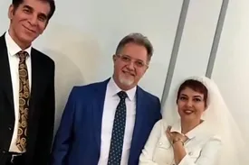ببینید | مراسم عقد خانم بازیگر در آستانه 50 سالگی
