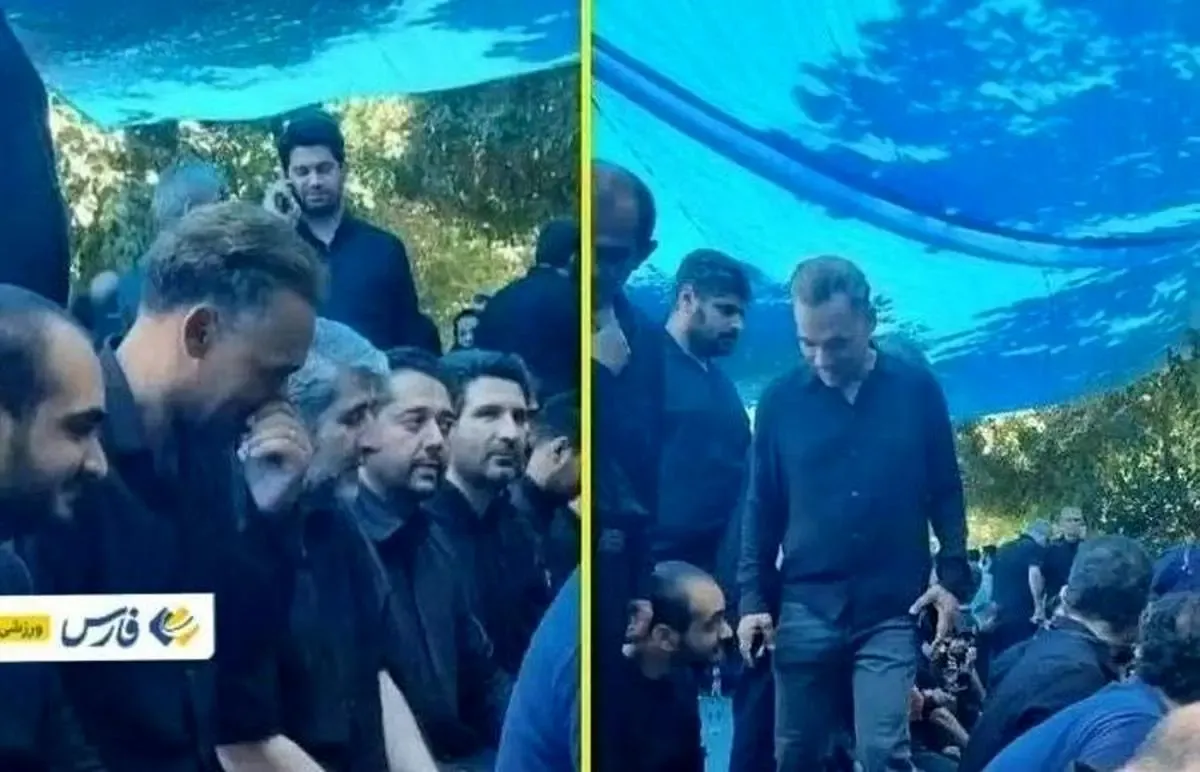 حضور مورایس در مراسم عزاداری روز عاشورا / عکس