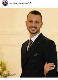 تصویر ازدواج آرمان رمضانی با حضور دست عروس خانم!/ عکس