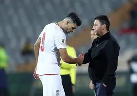 کولاک سردار آزمون و مهدی طارمی برای تولد قلعه‌نویی/ تصاویر