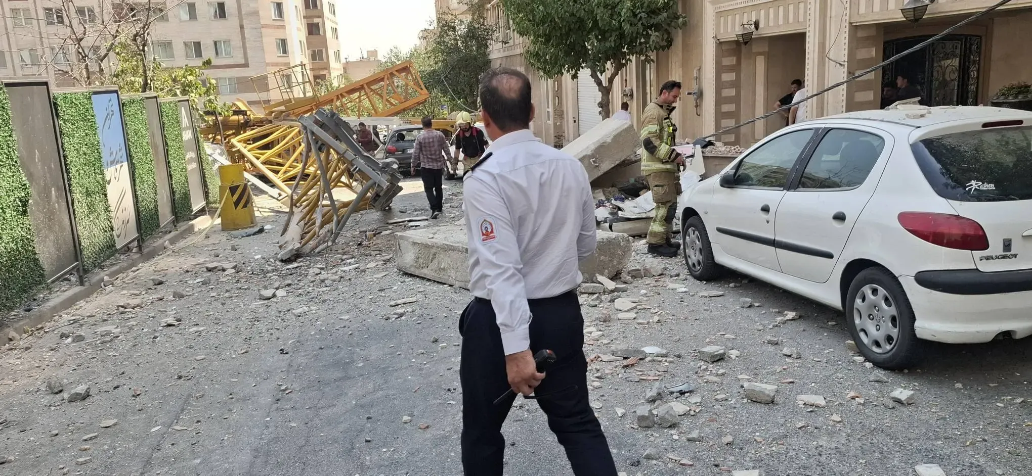 سقوط جرثقیل