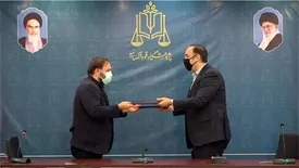 امضای تفاهمنامهی همکاری میان نصر تهران و مرکز نوآوری و آموزش پژوهشگاه قوه قضائیه/ رئیس نصر تهران: در برخی جرایم رایانهای وحدت رویه وجود ندارد