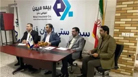 بازدید مدیرعامل بیمه میهن از شعبه قزوین