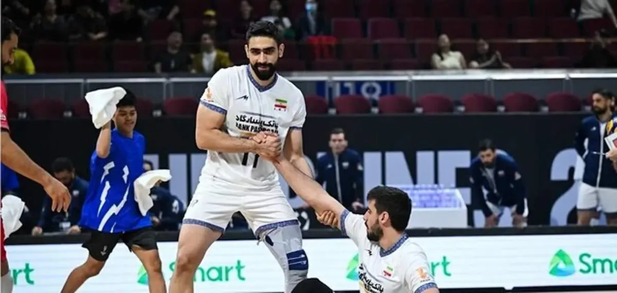 والیبال ایران به سختی صعود کرد