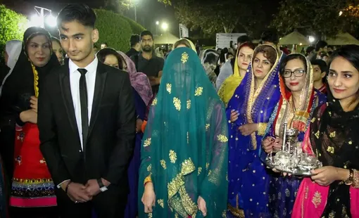 جشن سنتی عروس و دامادهای بندری/عکس:رهبر امامدادی