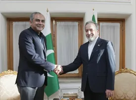 دیدار وزیر کشور پاکستان با عراقچی
