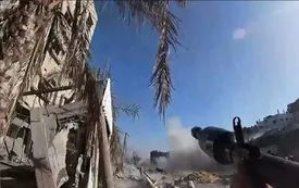 مرکز فرماندهی اسرائیلی‌ها در غزه به آتش کشیده شد