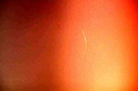 تصویر هلال ماه شوال در مشهد/ عکس