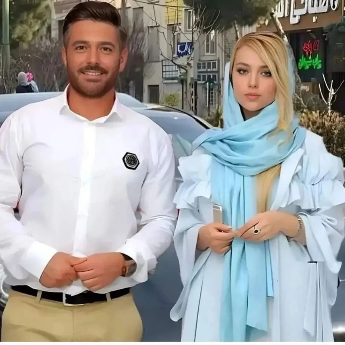 ببینید | سبک عجیب خرید کردن گلزار و همسرش در یک فروشگاه