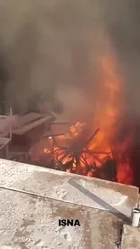 یک دانشجو، دانشگاه آزاد تهران را آتش زد! /ببینید