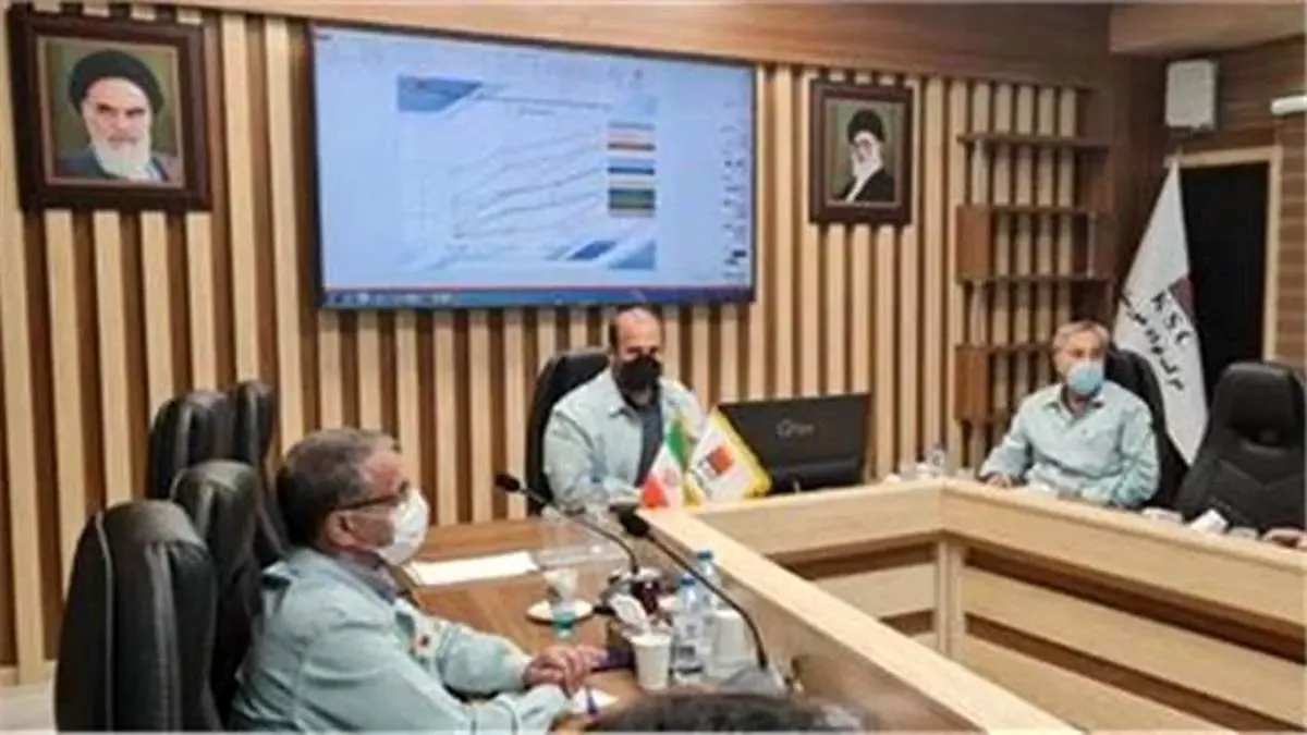 جلسه بررسی روند اجرای پروژه های شرکت فولاد خوزستان