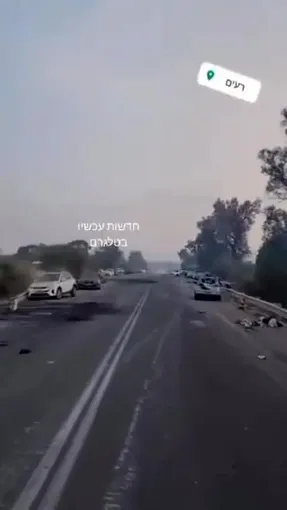 تصاویری آخرالزمانی از خیابان‌های اسرائیل پس از حمله نیروهای حماس