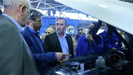 بازدید معاون رئیس جمهور و معاون وزیر صمت از شرکت ایران خودرو دیزل